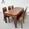 Bàn ăn gỗ Sồi mặt gỗ 6 ghế Nội Thất Thịnh Phát Đà Nẵng