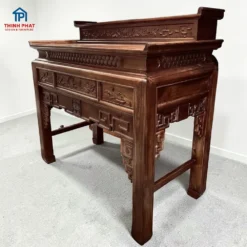 Bàn thờ gỗ Tràm 2 tầng chạm Nội Thất Thịnh Phát Đà Nẵng chất lượng cao