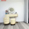 Bàn trang điểm gỗ MDF bọc da gương led Nội Thất Thịnh Phát Đà Nẵng