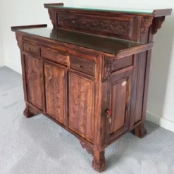 Bàn thờ gỗ Chiu Liu 2 tầng hộc tủ Nội Thất Thịnh Phát cao cấp