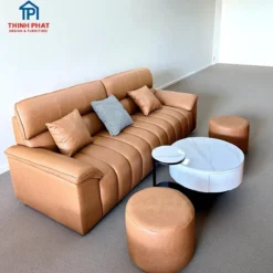Ghế sofa da băng Bắc Âu cao cấp tại Nội Thất Thịnh Phát Đà Nẵng.