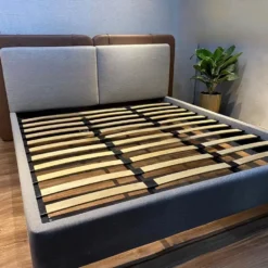 Giường bọc da khung gỗ MDF Nội Thất Thịnh Phát Đà Nẵng- bọc nỉ