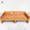 Giường gấp lề âm gỗ Hương Xám khi xếp gọn tại Showroom Nội Thất Thịnh Phát