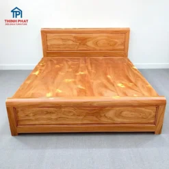 Giường gỗ Gỏ mẫu Long khung Nội Thất Thịnh Phát Đà Nẵng