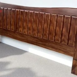 Giường gỗ Hương Xám mẫu chân quỳ Nội Thất Thịnh Phát Đà Nẵng ảnh 4