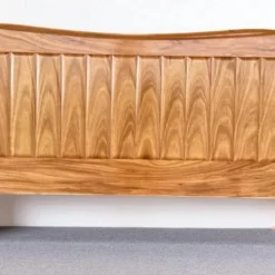 Giường gỗ Hương Xám mẫu chân quỳ Nội Thất Thịnh Phát Đà Nẵng ảnh 3