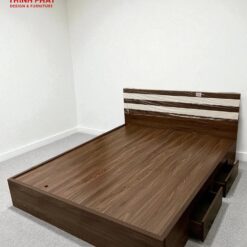 Giuong go mdf melamine co ngan keo đẹp noi that thinh phat Đà Nẵng