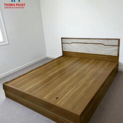 Giuong go mdf melamine co ngan keo tối giản noi that thinh phat Đà Nẵng