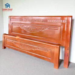 Giường gỗ Tràm mẫu vạt ( chưa lắp đặt) Nội Thất Thịnh Phát Đà Nẵng