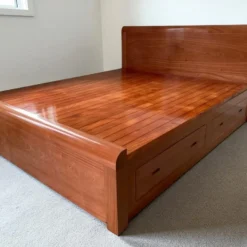 Giường gỗ Xoan Đào mẫu ngăn kéo Nội Thất Thịnh Phát Đà Nẵng