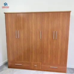 Tủ nhựa 5 cánh Đài Loan Chinhuei màu cánh dán chất lượng cao tại Thịnh Phát Đà Nẵng