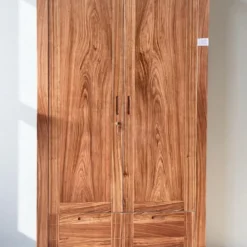 Tủ quần áo gỗ Hương Xám 2 cánh phẳng Nội Thất Thịnh Phát Đà Nẵng