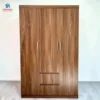 Tủ quần áo gỗ MDF 3 cánh màu óc chó cao cấp tại Thịnh Phát Đà Nẵng