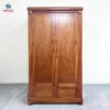 Tủ quần áo gỗ Xoan Đào 2 cánh phẳng góc trực diện rất đẹp tại Nội thất Thịnh Phát