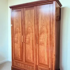 Tủ quần áo gỗ Xoan Đào 3 cánh phẳng Nội Thất Thịnh Phát Đà Nẵng