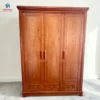 Tu-quan-ao-go-Xoan-Dao-3-canh-phang trực diện tại Nội thất Thịnh Phát Đà Nẵng