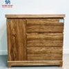 Tủ quần áo mẫu Nhật cánh đơn gỗ Hương xám góc trực diện tại Nội thất Thịnh Phát Đà Nẵng