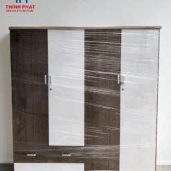 Tủ quần áo nhựa 4 cánh bền bỉ Nội Thất Thịnh Phát Đà Nẵng