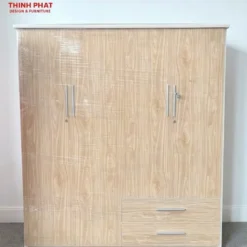 Tủ quần áo nhựa 4 cánh màu trắng kem Chinhuei chất lượng cao tại Nội Thất Thịnh Phát Đà Nẵng