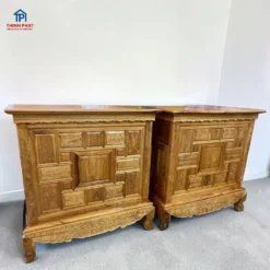 Tủ thờ gỗ Xoan Mộc cửa hông 2 tủ tại Đà Nẵng