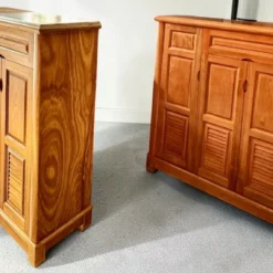 Tủ giày 3 cánh cao Gỗ Hương Xám Nội Thất Thịnh Phát