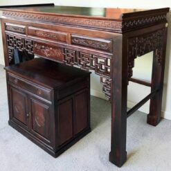 Bàn thờ gỗ Chiu Liu 1 tầng kèm tủ cơm Nội Thất Thịnh Phát tốt nhất