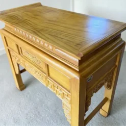 Bàn thờ gỗ Mít 1 tầng chạm Nội Thất Thịnh Phát đẹp