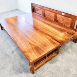 Giường gấp gỗ Hương Xám Nội Thất Thịnh Phát đẹp