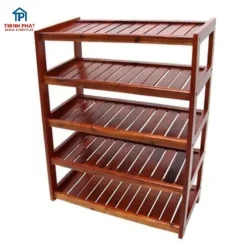 kệ để giày dép gỗ 5 tầng cho gia đình tại Đà Nẵng