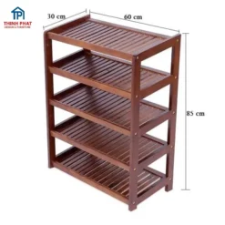Kệ dép 5 tầng bằng gỗ Nội thất Thịnh Phát Đà Nẵng giá tốt
