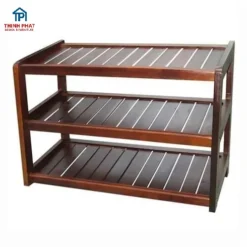 kệ để giày dép gỗ 3 tầng nhỏ gọn cho gia đình tại Đà Nẵng