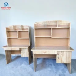 Bàn học kèm kệ sách bằng gỗ Nội Thất Thịnh Phát