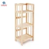 kệ sách gỗ đứng ngang 40cm 3 tầng nhỏ gọn cho phòng khách căn hộ tại Đà Nẵng