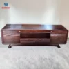 Kệ tivi gỗ Cẩm tự nhiên thiết kế hiện đại nhiều ngăn tiện dụng màu nâu đậm tại Đà Nẵng