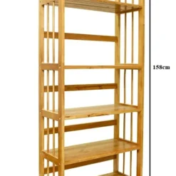 kệ sách gỗ nhiều tầng ngang 60cm dùng cho nhà phố tại Đà Nẵng