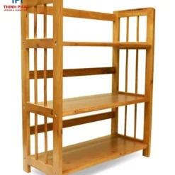 kệ để sách gỗ ngang 80cm nhiều tầng cho không gian phòng khách Đà Nẵng