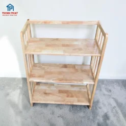 kệ sách gỗ đứng 60cm thiết kế nhỏ gọn cho không gian phòng khách Đà Nẵng