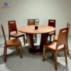 Bàn ăn tròn gỗ Xoan Đào 6 ghế đẹp bền bỉ tại Nội thất Thịnh Phát