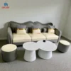Sofa Tân Cổ Điển Bo Sóng Viền Đinh Đồng sang trọng tại Thịnh Phát Đà Nẵng