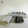 Sofa da Lounge thấp khối vuông giá tốt tại Nội thất Thịnh Phát