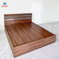 Giương gỗ MDF đầu bo tròn màu nâu sang trọng tại Thịnh Phát Đà Nẵng
