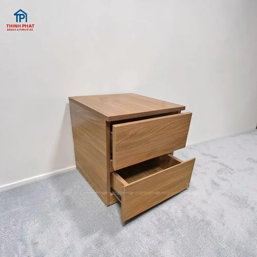 Tủ đầu giường MDF 2 ngăn ngăn kéo chắc chắn tại 466-472 Ngô Quyền Đà Nẵng