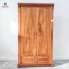 Tủ quần áo gỗ Hương Xám 2 cánh phẳng cao cấp tại Nội Thất Thịnh Phát Đà Nẵng
